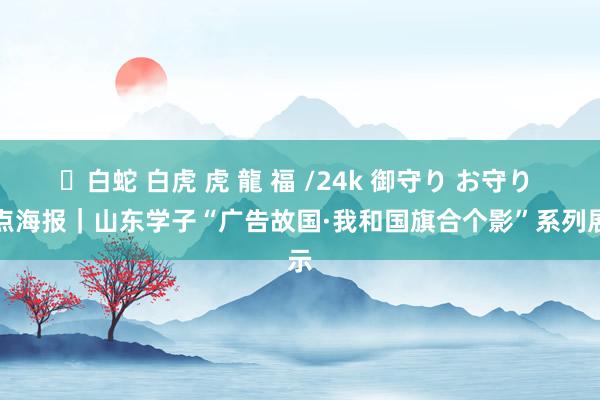 ✨白蛇 白虎 虎 龍 福 /24k 御守り お守り 壹点海报｜山东学子“广告故国·我和国旗合个影”系列展示