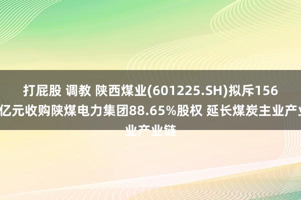 打屁股 调教 陕西煤业(601225.SH)拟斥156.95亿元收购陕煤电力集团88.65%股权 延长煤炭主业产业链