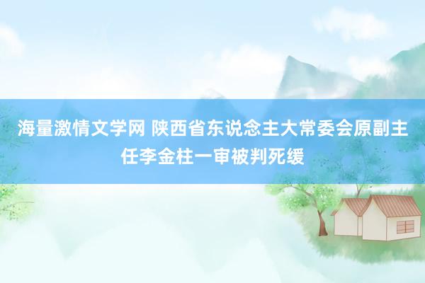 海量激情文学网 陕西省东说念主大常委会原副主任李金柱一审被判死缓