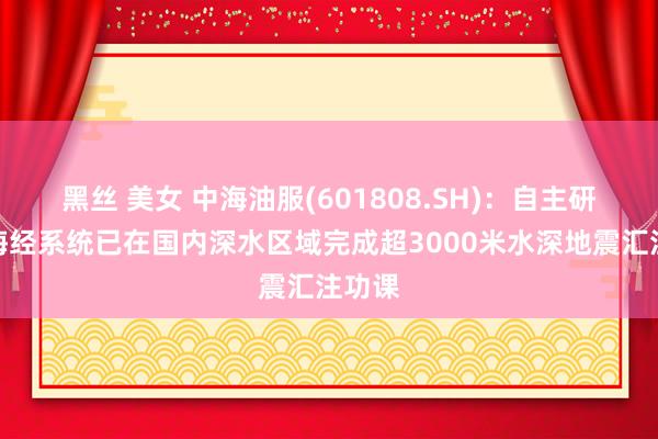 黑丝 美女 中海油服(601808.SH)：自主研发的海经系统已在国内深水区域完成超3000米水深地震汇注功课