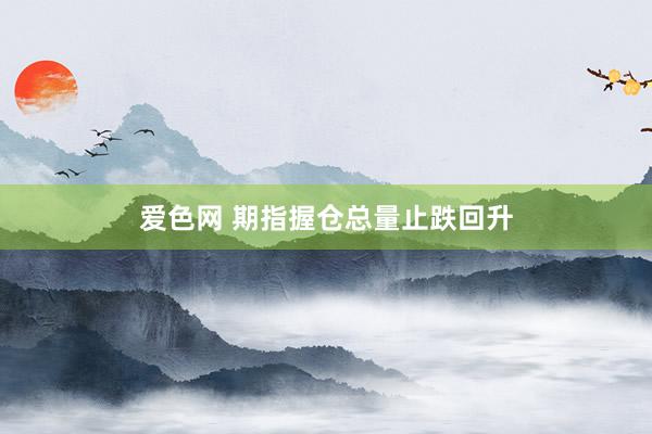 爱色网 期指握仓总量止跌回升